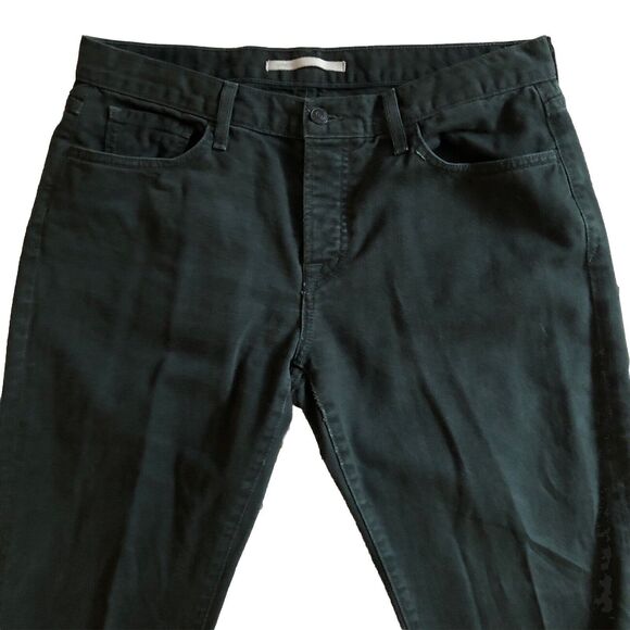 Vince Button Fly Classic Slim Straight Leg Jeans Mens Sz 34x34 Black Birch Denim - Picture 5 of 13